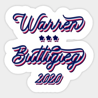 Elizabeth Warren and Mayor Pete Buttigieg on the one ticket? Sticker